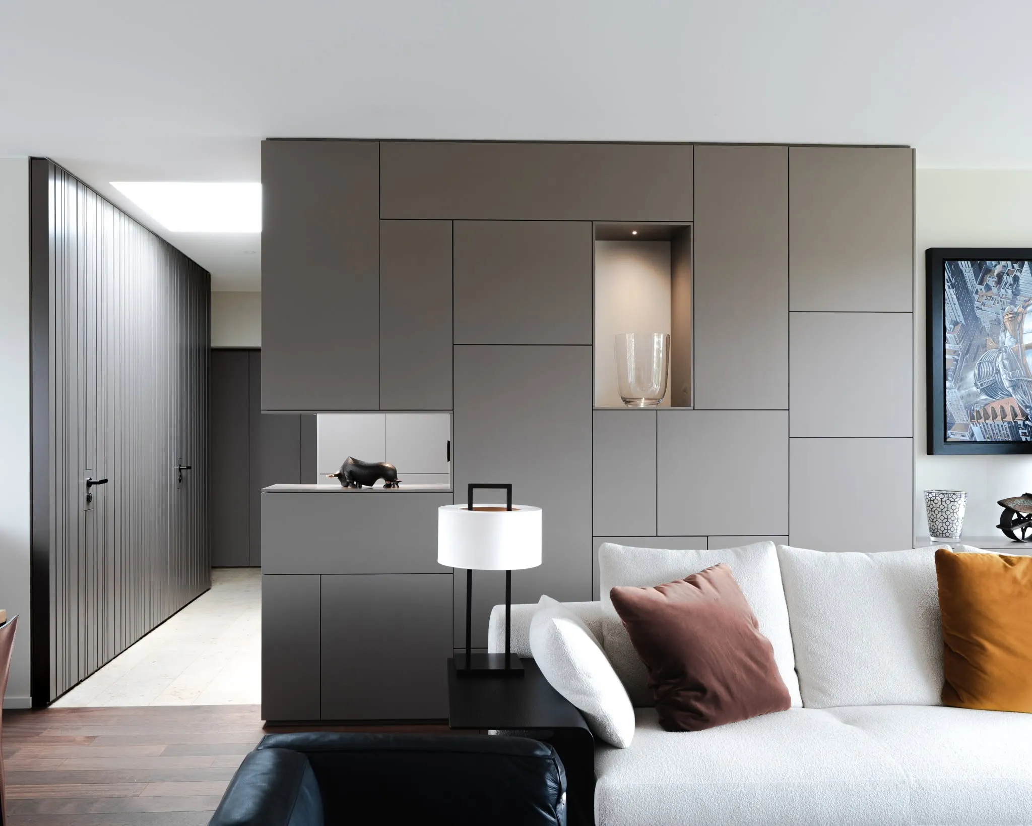 Interiors and joinery photographed on site, and a feed that shows the craft. Shot for Atelier de menuiserie Constantin Jacques (CJ Design).