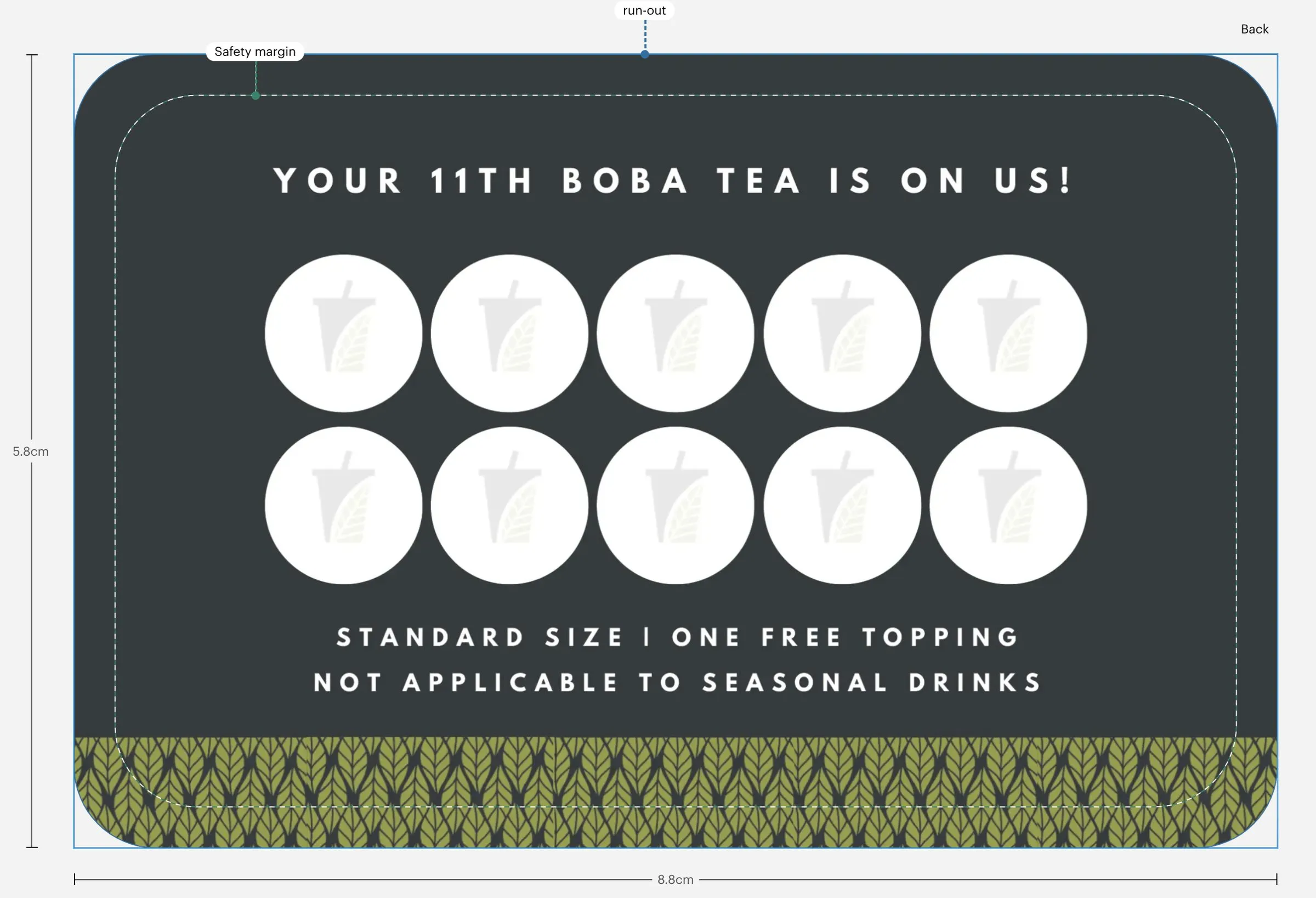 T.Zone Boba: design piece tzone boba card back 01