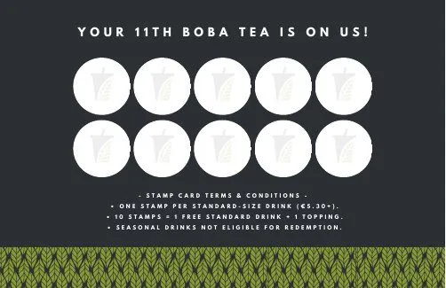 T.Zone Boba: design piece tzone boba loyalty card 02 page 01